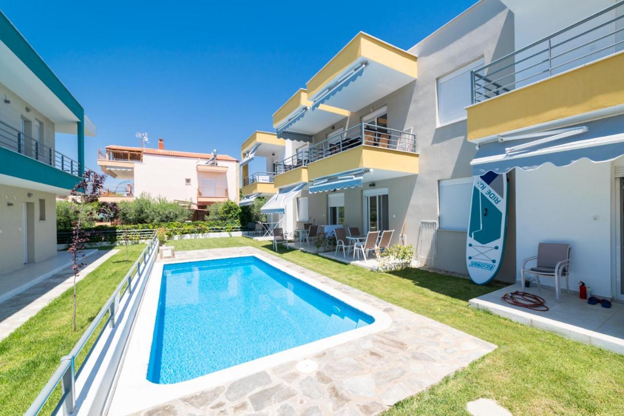 Appartamento Danai & Palm Residential Complexes Ofrínion Esterno foto