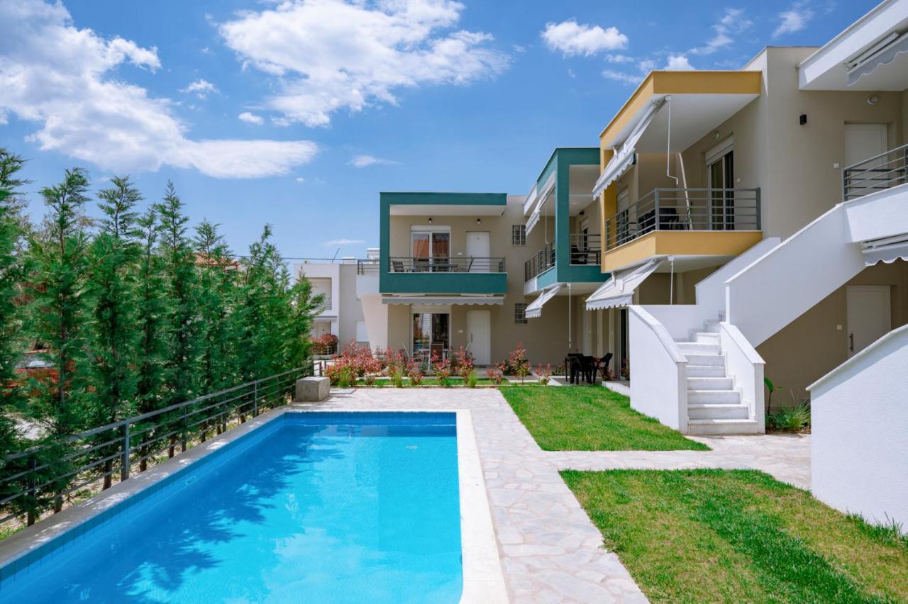 Appartamento Danai & Palm Residential Complexes Ofrínion Esterno foto