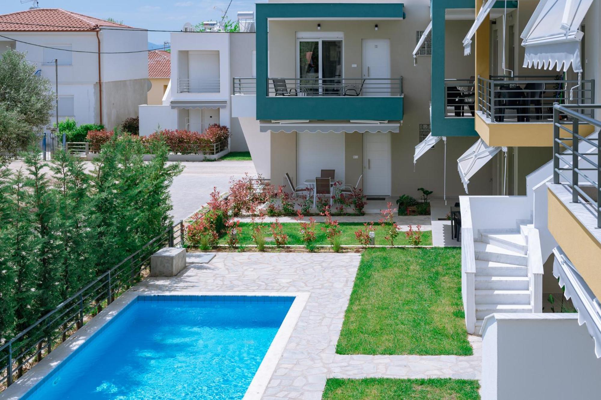 Appartamento Danai & Palm Residential Complexes Ofrínion Esterno foto